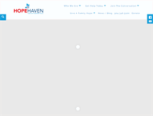 Tablet Screenshot of hope-haven.org