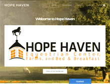 Tablet Screenshot of hope-haven.net